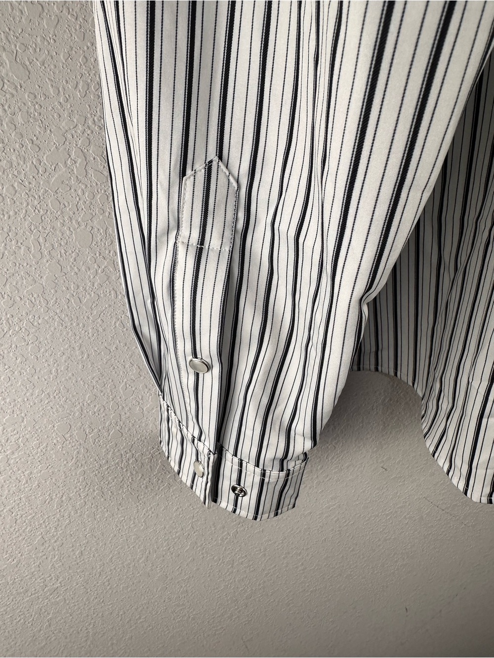 Sand Hill Ranch by NRS Black Striped Vented Snap Shirt Sz 2XL - Picture 9 of 9